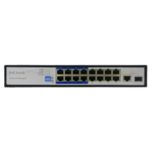 16 Port 10/100Mbps PoE switch