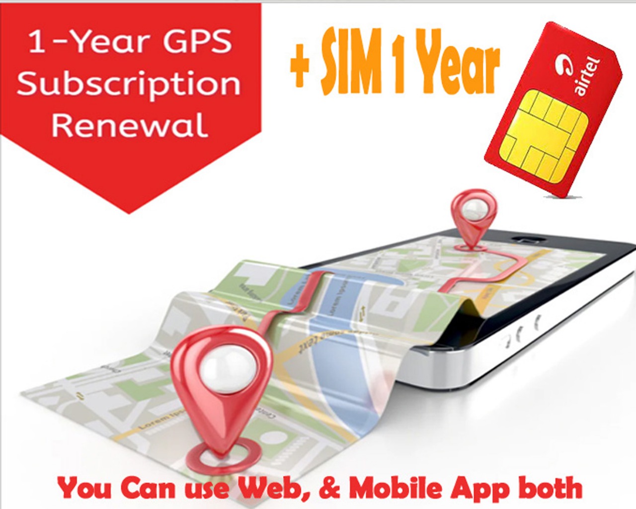 Recharge For GPS 1 year